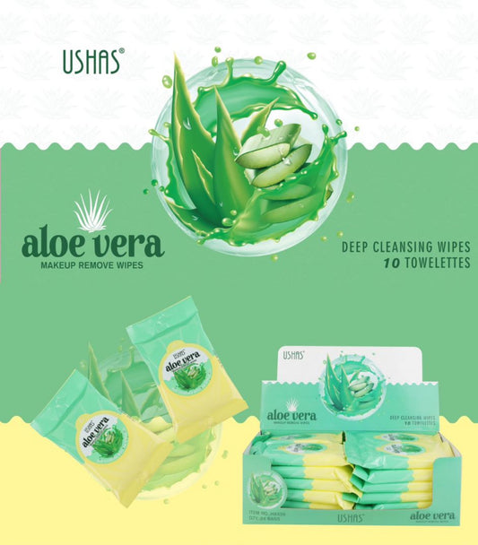 TOALLITAS DESMAQUILLANTES ALOE VERA