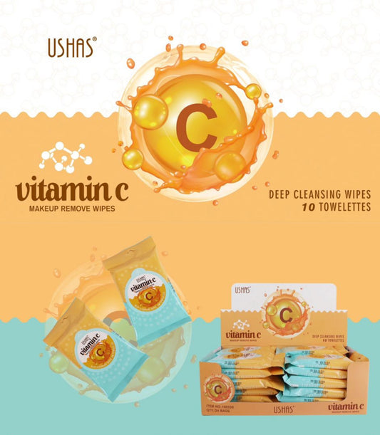 TOALLITAS DESMAQUILLANTES VITAMINA C